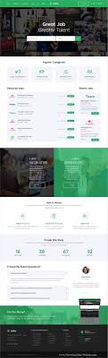 Jobhunt Job Board Html Template Recruitment Website Design Web Design Tips Job Board