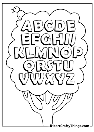 Coloring pages elf on the shelf is a beloved holiday tradition involving santa's scout elves. Printable Alphabet Coloring Pages Updated 2022