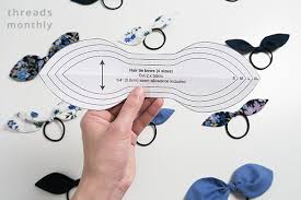 Some of the best ones are you can download the template and print it out to use the bows. How To Make Fabric Hair Tie Bows Free Pattern 4 Sizes