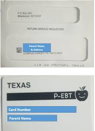 This address appears on the actual letter. West Oso Isd Attention Parents Be On The Lookout For Your Pebt Card It Comes In A Thin Generic Envelope From Milwaukee Wi Could Easily Be Mistaken For Junk Mail Inside