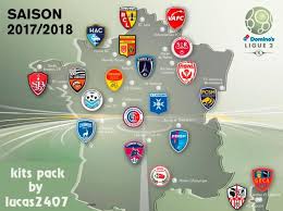 Ne manquez plus un match ligue 2 grace a notre livescore de football francais. Pes 2013 Ligue 2 Kits Season 2017 18 By Lucas2407 Pes Patch