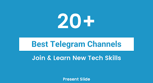 Telegram channels are a tool for broadcasting your messages to large audiences. 20 Best Telegram Channels For Learning New Skills 2021 Present Slide