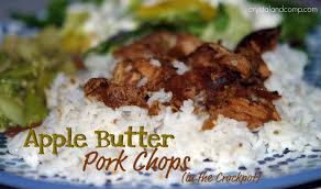 Place your chops evenly in your crockpot. Easy Recipe Apple Butter Pork Chops In The Crockpot