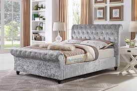 Chesterfield Bed Double In 2020 Bedroom Furniture Uk Upholstered Sleigh Bed Velvet Upholstered Bed