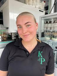 MEET THE KINGS PERK TEAM 💚👑 Introducing Ebony Marshall (Eb) Kings Perk  Head Barista ☕️ Coffee order: Almond Cap Favourite food from Kings Perk:  Granola cups or the little cookies we put