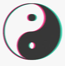 Transparent Trippy Tumblr Png Yin And Yang Aesthetic Png Download Kindpng