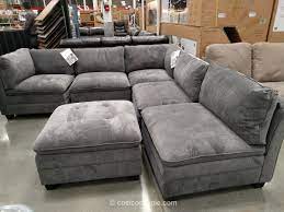 Thomasville l型布面沙發附椅凳 thomasville fabric sectional with ottoman. Marks And Cohen Hayden 8 Piece Modular Fabric Sectional Modular Sectional Sofa Sofa Design Grey Sectional Sofa