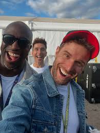 Took my tour manager Joe to Silverstone yesterday cos he is the hugest huge  F1 fan! He bloody loved it. The gig afterwards in the fan zone was  fantastic. It's always the