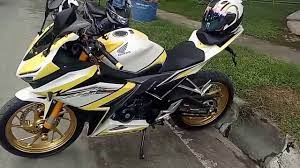 Media repost ❗akun aktif mau direost? Si Mani Cbr 150r Revolution White Modifikasi Part 5 Youtube