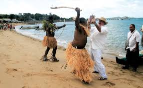 There are 14 inhabited islands, but only the two neighbouring islands of thursday island and horn island have developed visitor facilities. Island Time A Trip Through The Torres Strait To See The Coming Of The Light Festival The Monthly