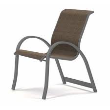 Telescope Casual Aruba Stacking Patio Dining Chair Set Of 4 Finish Textured Silver Fabric Harper Aruba Colores Patios