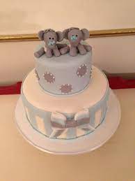 Pin By Amy Hart On Sweethart Cakes By Amy Hart Baby Shower Cakes For Boys Baby Shower Cakes Elephant Baby Shower Cake