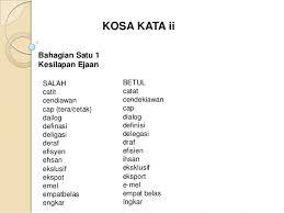 Setiap kali berbicara dengan orang lain, membaca, menonton televisi adakah kesan gerak ditimbulkannya? Kosa Kata 2