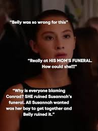 Why Was Belly Mad at Conrad at His Moms Funeral