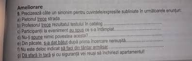 În timp util sinonime adjectiv forma. PrecizeazÄƒ Cate Un Sinonim Pentru Cuvintele Expresiile Subliniate In UrmÄƒtoarele Enunturi Brainly Ro