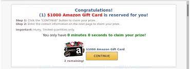 Maybe you would like to learn more about one of these? Remove 1000 Amazon Gift Card Is Reserved For You Pop Up Chrome Firefox Ie Edge