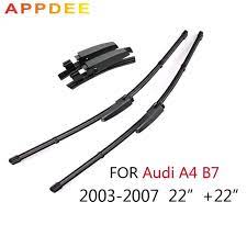Appdee 22 22 Wiper Blades For Audi A4 B7 2004 2005 2006 2007 2008 High Quality Rubber Windscreen Car Accessories Audi A4 B7 Audi A4 Car Accessories