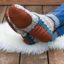 Step 5 use the leather punch or tailor's awl to punch a hole at each mark from step 4. Ravelry Sunday Slippers Pattern By Jess Coppom