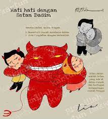 Setan Dasim Adalah Setan Yang Ada Di Dalam Rumah Dan Bertugas Untuk Mengganggu Rumah Tangga Kartun Agama Iman