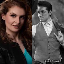 David Richardson, Lila Davidson, David Galloway in wedding gear