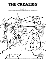 Learn about famous firsts in october with these free october printables. The Creation Story Sunday School Coloring Pages Sharefaith Kids