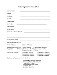 Type in the vendor name and click. Fillable Online Vendor Registration Request Form 110606 Wpd Fax Email Print Pdffiller