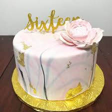 See more ideas about sweet 16 cakes, 16 birthday cake, cupcake cakes. We Loved Making This Marble Fondant Cake For Sweet 16th Birthday Ninasfreshbakery Nina Cakedecorating Cakes Yum Customc Cake Custom Cakes Fondant Cake