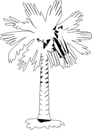 State flower coloring pages every state in the union has its own unique symbols, many of which are a source of pride for residents. Download Drawing Palm Tree 34 South Carolina State Tree Drawing Full Size Png Image Pngkit