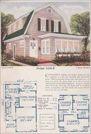 Dutch Colonial Revival House Plan Design 14134 B 1925 C L Bowes Co Dutch Colonial Homes Colonial House Gambrel Style