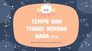 Nada merupakan bunyi dengan frekuensi yang teratur atau jumlah getaran dalam setiap detiknya sama. Tempo Dan Tinggi Rendah Nada Arts Quizizz