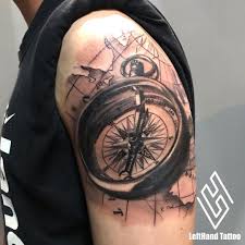 lefthand tattoo tattoo by neil left hand tattoo tattoo tattoos blackandgreytattoo blackandgrey tainantattoo taiw compass tattoo diy and crafts fun diys