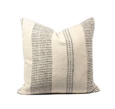 Bunching together decorative pillows with different styles and shapes looks great and saves you the trouble of deciding on a single style. Indian Wool Striped 22x22 Pillow Cover Sku01162 Etsy Pillows Pillow Covers Pillows Floral