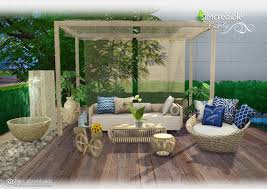 The Best Clarity Outdoor Set By Simcredible Sims Haus The Sims Sims 4 Cc Mobel