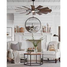Inspired by the latest hollywood regency interior designs, this 52 nikki fan by monte carlo has modern, crystal detail accents on housing and soft led light to add luxury and glamour to your home. Gracie Oaks 62 Oller 14 Blade Led Ceiling Fan Light Kit Included Reviews Wayfair Living Room Ceiling Fan Living Room Fans Living Room Ceiling