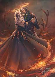 Throne Of Glass Aelin And Rowan Rowaelin Print Etsy Throne Of Glass Fanart Throne Of Glass Throne Of Glass Books