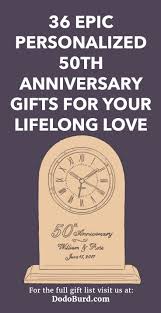 personalized 50th anniversary gifts
