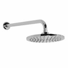 Get it as soon as wed, jul 21. Chrome Round Rain Shower Head Brass Fixed Bathroom Straight Shower Arm Chrome 5055653280441 Ebay