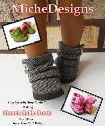 Pixie Faire Miche Designs Slouch Ankle Boots Doll Shoe Pattern Etsy Doll Shoe Patterns American Girl Doll Shoes Doll Clothes American Girl