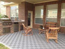 Only recommended for outdoor use. Perforated Interlocking Patio Tiles Outdoor Made In Usa Modutile