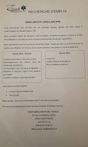 Offres D Emploi Ambulancier Ambulance Tousch Fenetrange Facebook