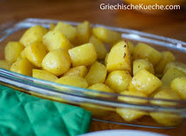 Diese Kartoffeln Sind Die Perfekte Beilage Zu Fisch Und Fleisch Besonders Fleisch Aus Dem Grill Ich Muss Abe Beilage Zu Fisch Ofenkartoffel Griechische Kuche