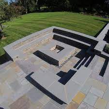 Incorporating a bluestone fire pit into the patio, for example, can be a great feature for the outdoors in autumn. Fire Pit Kits Sansoucy Stone