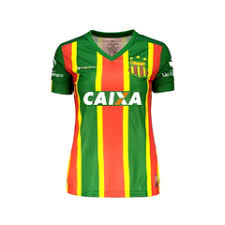(fóruns, blogs, redes sociais, etc.) Camisa Feminina Adulto Sampaio Correa Esporte Clube Listrada Escudo Bordado 100 Poliester Oficial Baby Look