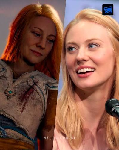 Você não viu errado! A atriz que interpreta Faye em God of War Laufey é Deborah Ann Woll, também conhecida pelos seus papéis de Karen Page em Demolidor e Jessica Hamby na