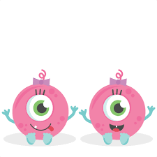 Download Twin Baby Girl Monsters Svg Scrapbook Cut File Cute Clipart Files For Silhouette Cricut Pazzles Free Svgs Free Svg Cuts Cute Cut Files