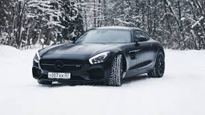 Black Mercedes Amg Gt In Snow Car Wallpapers Mercedes Wallpaper Mercedes Benz Wallpaper