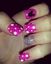 Minnie Mouse Nails Morningskincareroutine Mickey Nails Disney Nails Disney Nail Designs