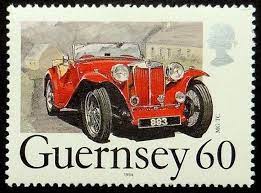 Classiccar Mg Tc Passiongiftstampart Art Postage Stamp Art Stamp Collecting Stamp