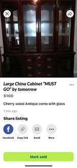 They are traditionally made out of wood. Antique Cherry Wood China Cabinet For Sale In Houston Tx 5miles Buy And Sell
