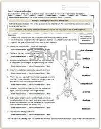 Character Traits Direct Indirect Characterization Worksheet Indirect Characterization Direct And Indirect Characterization Character Trait